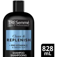 TRESemmé Clean & Replenish 3-in-1 Shampoo, Conditioner & Detangler hair care for all hair types + Pro Vitamin C & Green Tea formulated with Pro Style Technology™ 828 ml