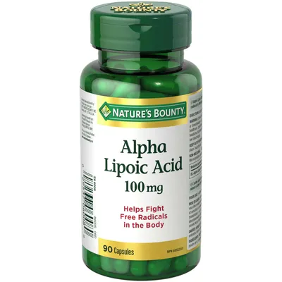 Alpha Lipoic Acid Pills, Helps Fight Free Radicals in the Body, 100mg