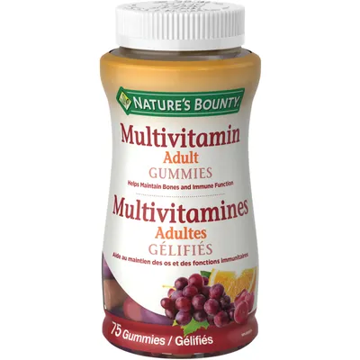 Adult Multivitamin Supplement, Helps Maintain Bones and Immune Function