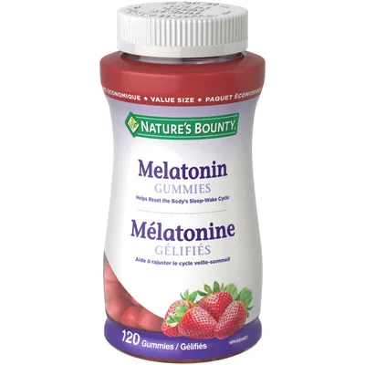 Melatonin Supplement, Helps Reset Body's Sleep Wake Cycle, 2.5mg