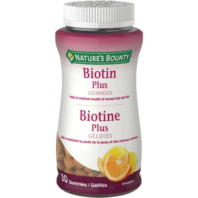 Biotin Plus Vitamin C & E, Helps Maintain Health of Normal Hair and Skin