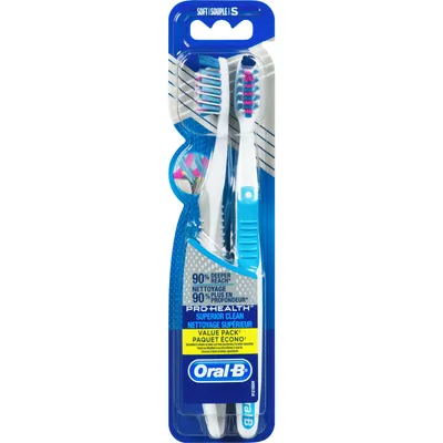 Oral-B Pro-Health Deep Reach Toothbrush, Soft, 2 count