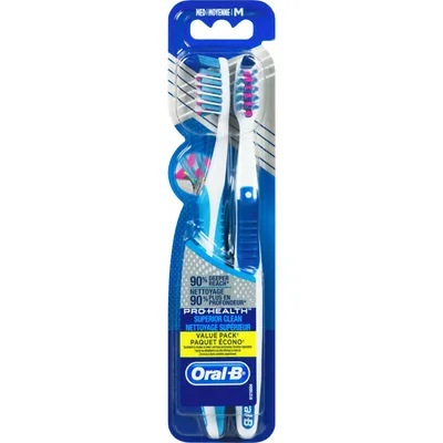 Oral-B Pro-Health Deep Reach Toothbrush, Medium, 2 count