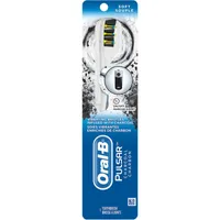 Oral-B Pulsar Charcoal Battery Toothbrush, Soft, 1 count