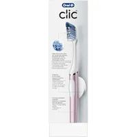 Clic Starter Kit Matte Black Toothbrush Handle with (2) Replacement Brush Head and Holder