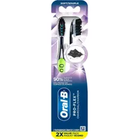 Oral-B Pro-Flex Charcoal Manual Toothbrush, Soft