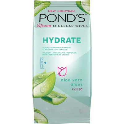 Hydrate Vitamin Micellar Wipes