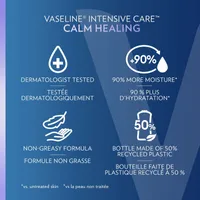 Vaseline Intensive Care Body Lotion moisturizer for dry skin Calm Healing with lavender extracts and with micro-doplets of Vaseline Jelly 600 ml