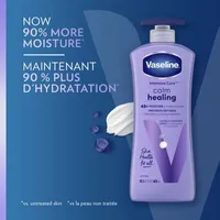 Vaseline Intensive Care Body Lotion moisturizer for dry skin Calm Healing with lavender extracts and with micro-doplets of Vaseline Jelly 600 ml