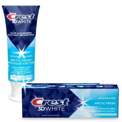 Crest 3D White Advanced, Teeth Whitening Toothpaste Arctic Fresh