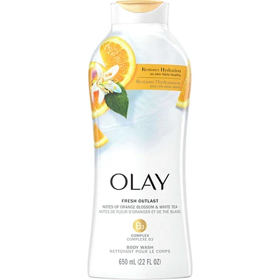 Fresh Outlast Body Wash with Notes of Orange Blossom and White Tea