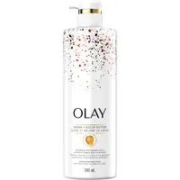 Olay Exfoliating & Moisturizing Body Wash with Sugar, Cocoa Butter, and  B3