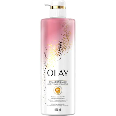 Olay Cleansing & Nourishing Body Wash with Vitamin B3 and Hyaluronic Acid