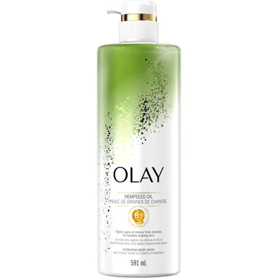 Olay Hydrating Body Wash with Hempseed Oil and Vitamin B3