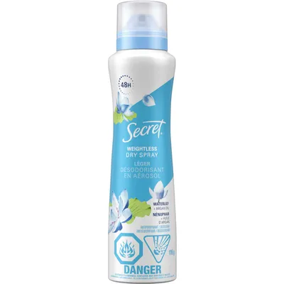 Dry Spray Antiperspirant Deodorant