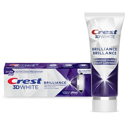 3D White Brilliance Teeth Whitening Purple Toothpaste