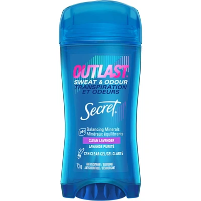 Outlast Clear Gel Antiperspirant & Deodorant for Women Lavender