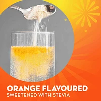 Fibre+ Collagen Peptides, Psyllium Husk Powder, Plant Based Fibre, Sugar-Free with Stevia, Orange Flavoured