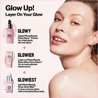 PhotoReady Rose Glow Mist Face Primer, Prep, Hydrate & Refresh Spray