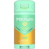 Mitchum Women Advanced Control Antiperspirant & Deodorant Invisible Solid Pure Fresh