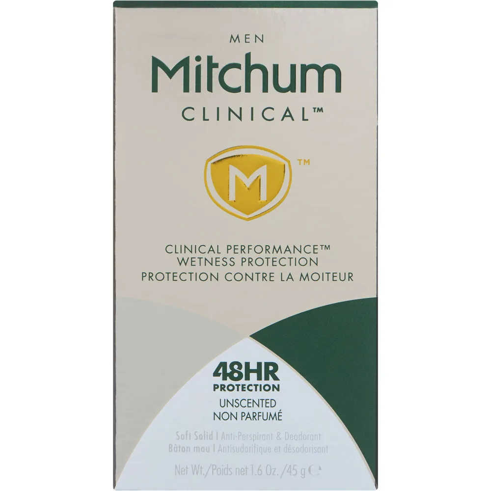 Mitchum Men Clinical Oxygen Antiperspirant & Deodorant Soft Solid Unscented