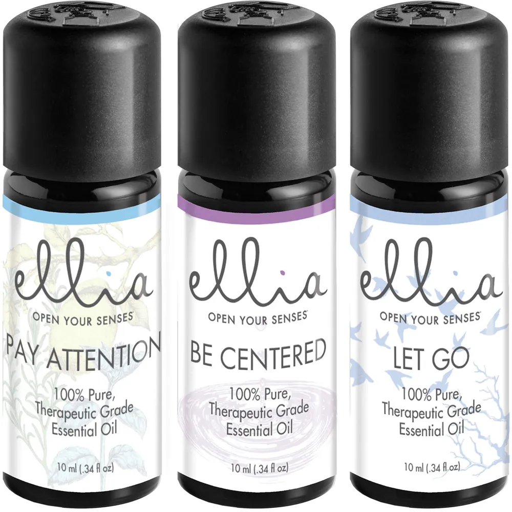 Calm and Concentration Essential Oil 3 PK (Pay Attention/Be Centered/Let Go)