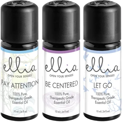 Calm and Concentration Essential Oil 3 PK (Pay Attention/Be Centered/Let Go)
