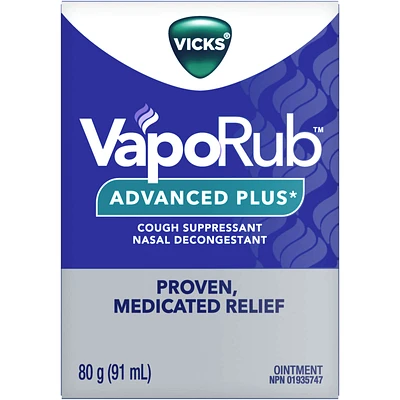 Advanced Plus, Nasal Decongestant, Cough Suppressant, Medicated Vapours, Chest Rub Ointment