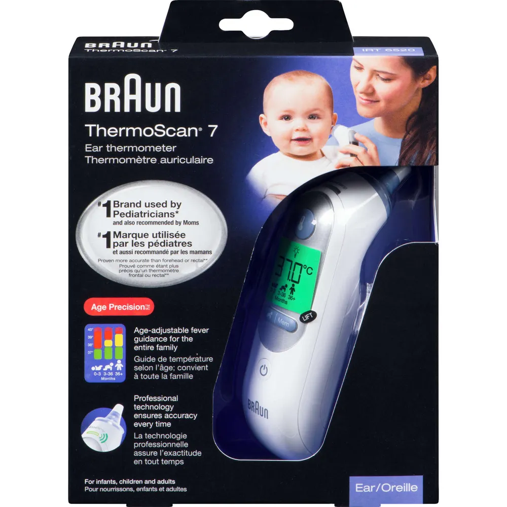 Thermomètre Auriculaire - Braun - Thermoscan 7 with Age Precision