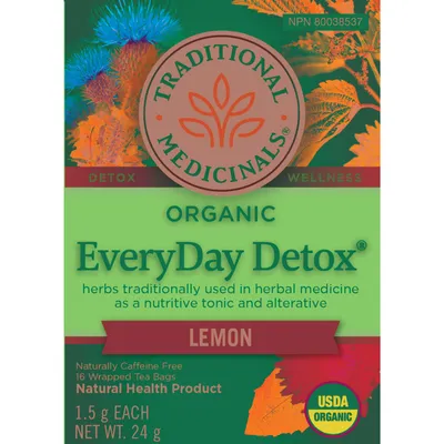 Everyday Detox Lemon Organic Tea