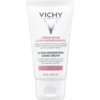 Vichy Ultra Nourishing Hand Cream for Dry Skin, with Shea Butter, Hypoallergenic