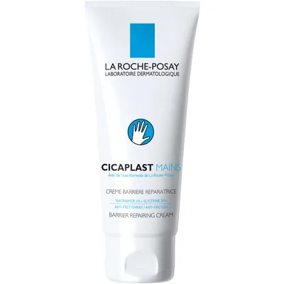 La Roche-Posay Cicaplast Hands for Dry Cracked Hands, Daily Moisturizing Fragrance-Free Cream With Glycerin and Shea Butter, 100mL