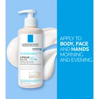 Lipikar Baume AP+m Body Cream for Dry & Eczema-Prone Skin with Shea Butter, New Eco-Conscious Packaging, 400ML