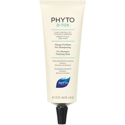 Phyto d-tox pre-shampoo purifying mask