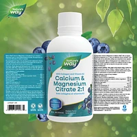 Calcium & Magnesium Citrate 2:1 with Vitamin K2 & Collagen