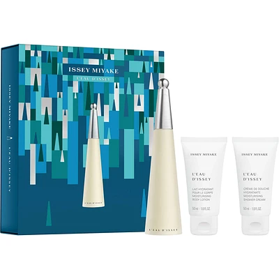 L'Eau d'Issey Gift Set: EdT 50mL + Body Lotion 50mL + Shower Cream 50mL X24