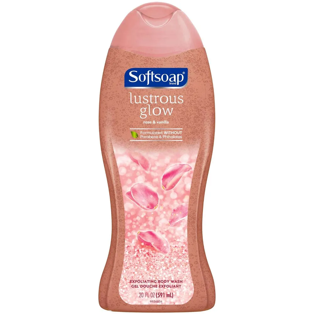 Softsoap Bw Lustrous Glow Rose & Vanilla 591ml