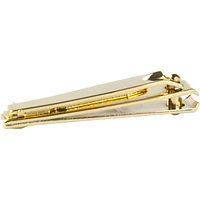 Gold manicure nail clippers