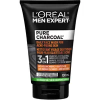 Men Expert Pure Charcoal Daily Face Wash for Acne-Prone Skin