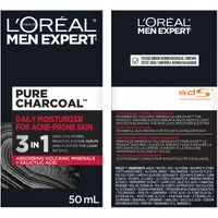 Men Expert Pure Charcoal Daily Moistruizer for Acne-Prone Skin