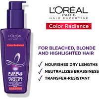 L'Oreal Paris Hair Expertise Color Radiance Purple Reviving Oil, For Bleached, Blonde, and Highlighted Hair, 100ml