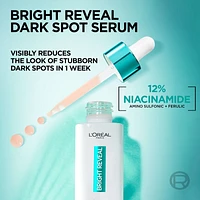 Bright Reveal Dark Spot Face Serum with 12% Niacinamide + Ferulic + Amino Sulfonic Acids