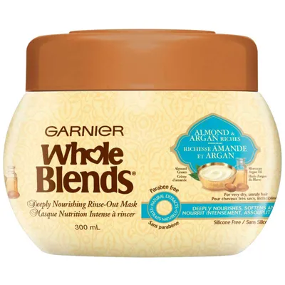 Whole Blends Hair Mask, For Dry Hair, Almond & Argan Oil