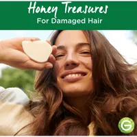 Garnier Whole Blends Honey Treasures Repairing  Shampoo Bar for Damaged Hair, Zero Plastic Packaging, Preservative Free, Silicone Free, Soap & Dye Free, with Honey and Beeswax, 60G