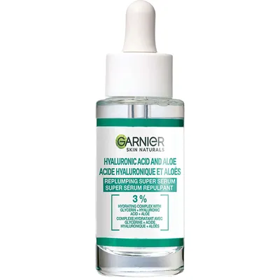 Aloe Vera Face Serum with Hyaluronic Acid, Replumping and Hydrating, for Normal to Combo Skin