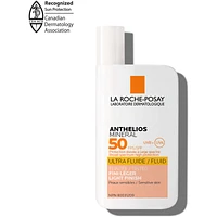 Anthelios Mineral Tinted Ultra-Fluid Face Sunscreen Lotion SPF50 For Sensitive Skin