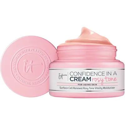 Anti-aging Cream with aloe leaf juice, Confidence in a Rosy Tone