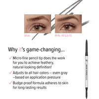 Universal Eyebrow Pencil, for all hair colors, budge-proof, Brow Power Full Micro