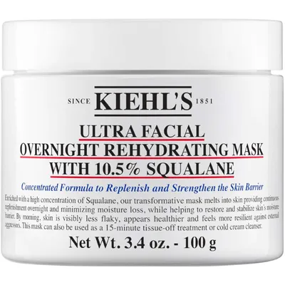 Ultra Facial Overnight Rehydrating Mask with 10.5% Squalane for sensitive skin