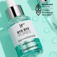 10% Glycolic Acid, Hyaluronic Acid Bye Bye Pores Concentrated Derma Serum